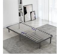 Sommier Softdream 90 x 190 cm - Sommier à lattes réglables - Résistant et confortable - Pieds inclus