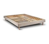 Sommier sommeil de plomb 160x200 cm 2 hauteur 29 cm Beige brun G