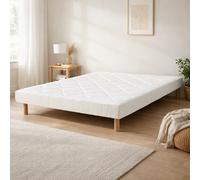 Sommier tapissier 140x190 blanc