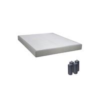 Sommier tapissier altobuy 140x190 cm 2 hauteur 18 cm Beige G