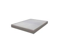 Ebac - Sommier tapissier Omega simili taupe - Marron