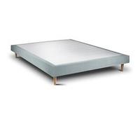 Sommier tapissier 140x200 cm 2 hauteur 14 cm Gris bleuté G