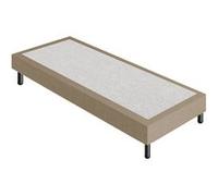 Sommier tapissier 80x190 cm 1 hauteur 30 cm Beige