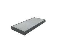 Sommier tapissier 80x200 Omega simili gris 18 lattes