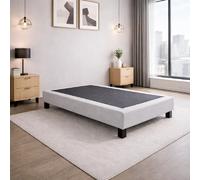 Sommier tapissier 90x190 gris