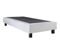 Sommier Tapissier 90x190 Gris Pieds Bois massif - EMPIRE - ALTOBUY Gris G