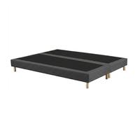Sommier tapissier à lattes fixes, couchage ferme, soutien optimal - 160 x 200 cm, Sommier - Gris Foncé