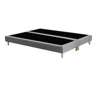 Sommier tapissier a lattes fixes couchage ferme soutien optimal 160 x 200 Gris chine Gris clair G