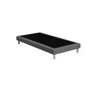 Sommier tapissier a lattes fixes gris, couchage ferme, soutien optimal Dimensions - 80 x 200 cm