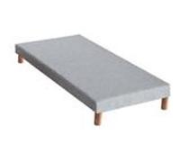 Sommier tapissier à lattes gris chiné Made in France - 80 x 200 cm Gris G