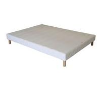Sommier tapissier à lattes multiplis mistral 140x190 Blanc G