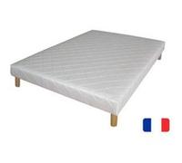 Sommier tapissier à ressorts 120x190 Blanc G
