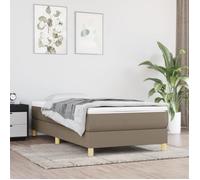 Sommier tapissier - AKOZON - 90x190 cm - Tissu durable - Pieds robustes - Soutien ferme