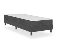 Sommier tapissier - AKOZON - Gris - 90 x 200 cm - Design élégant - Tissu durable