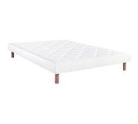Sommier tapissier altobuy 160x200 cm 2 hauteur 12 cm Blanc G