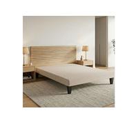 Sommier tapissier beige ivoire 13 cm Lune - 80x200