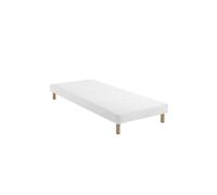 Sommier tapissier blanc 13 cm Lune - 120x190