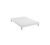 Sommier tapissier blanc 13 cm Lune - 180x200