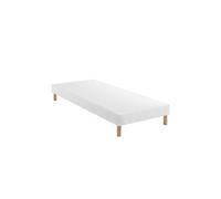 Sommier tapissier blanc 15 cm Constellation - 130x190