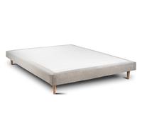 Sommier Tapissier Bouclette Beige 135x190 H29cm
