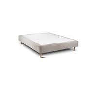Sommier Tapissier Bouclette Beige 160x200 H35cm