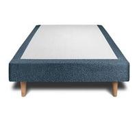 Sommier Tapissier Bouclette Bleu 90x200 H29cm Bleu G