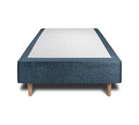Sommier Tapissier Bouclette Bleu 90x200 H35cm