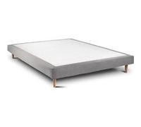Sommier Tapissier Bouclette Gris 140x190 H29cm Gris G