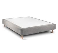 Sommier Tapissier Bouclette Gris 140x200 H35cm