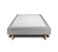Sommier Tapissier Bouclette Gris 90x190 H29cm