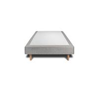 Sommier Tapissier Bouclette Gris 90x190 H35cm