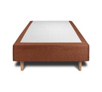 Sommier Tapissier Bouclette Terracotta 90x200 H35cm