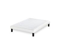 Sommier tapissier Bultex Complément Extra-Plat Confort Medium 3 Zones 80x190 Blanc