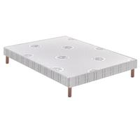 Sommier tapissier bultex confort ferme + pieds 160x190