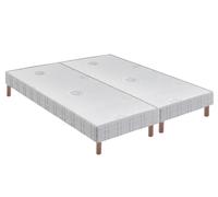 Sommier tapissier bultex confort ferme + pieds 2x100x200