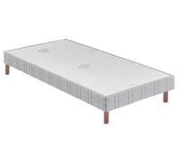 Sommier tapissier bultex confort ferme + pieds 80x200 Blanc