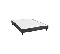 Sommier Tapissier Démontable 140x190cm 2x20 Lattes Anthracite - TAPIKIT -