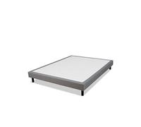 Sommier Tapissier en kit gris 140x190 cm