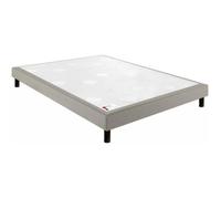 Sommier Tapissier - EPEDA - CONFORT FERME DECO NATURE - 12 lattes - Bois massif - Blanc