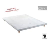 Sommier tapissier extra plat PROMO MATELAS 140 x 190 - 14 lattes multiplis - pieds offerts
