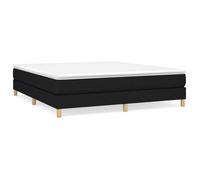 Sommier tapissier - GAROSA - Noir - 180x200 cm - Tissu 100% polyester - 2 places