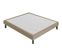 Sommier tapissier GENERIQUE 120x200 cm 1 hauteur 30 cm Beige