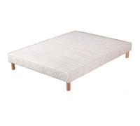 Sommier tapissier Hevea Selection - 130x190 - 9 voliges - Pieds inclus