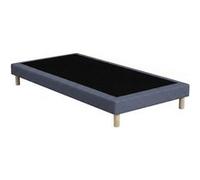 Sommier tapissier id literie 90x190 cm Bleu - Hauteur 26 cm Bleu
