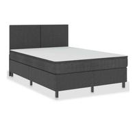 Sommier tapissier - KEENSO - Gris - 160 x 200 cm - MDF et métal