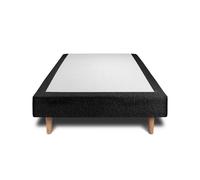 Sommier Tapissier monobloc - Bouclette Noir - Livré monté