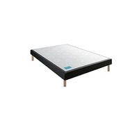 Sommier tapissier Pencil medium bleu nuit - 140x190