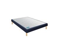 Sommier tapissier Pencil medium bleu nuit - 2x80x200