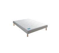 Sommier tapissier Pencil medium gris clair - 70x200
