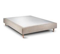 Sommier tapissier sommeil de plomb 140x200 cm 2 hauteur 35 cm Beige brun G